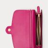 Bolso bandolera mediano Adair de piel Ralph Lauren para mujer en color fucsia y baya Bolso bandolera mediano Adair de piel Ralph Lauren para mujer en color fucsia y baya
