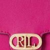 Bolso bandolera mediano Adair de piel Ralph Lauren para mujer en color fucsia y baya Bolso bandolera mediano Adair de piel Ralph Lauren para mujer en color fucsia y baya
