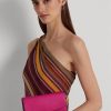 Bolso bandolera mediano Adair de piel Ralph Lauren para mujer en color fucsia y baya Bolso bandolera mediano Adair de piel Ralph Lauren para mujer en color fucsia y baya
