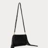 Bolso bandolera mediano Elaina de piel negra para mujer de Ralph Lauren Bolso bandolera mediano Elaina de piel negra para mujer de Ralph Lauren