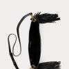 Bolso bandolera mediano Elaina de piel negra para mujer de Ralph Lauren Bolso bandolera mediano Elaina de piel negra para mujer de Ralph Lauren