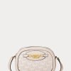Bolso bandolera mediano Jordynn con monograma de Ralph Lauren para mujer en rosa ruborizado/rosa claro Bolso bandolera mediano Jordynn con monograma de Ralph Lauren para mujer en rosa ruborizado/rosa claro