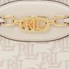 Bolso bandolera mediano Jordynn con monograma de Ralph Lauren para mujer en rosa ruborizado/rosa claro Bolso bandolera mediano Jordynn con monograma de Ralph Lauren para mujer en rosa ruborizado/rosa claro