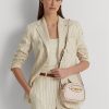 Bolso bandolera mediano Jordynn con monograma de Ralph Lauren para mujer en rosa ruborizado/rosa claro Bolso bandolera mediano Jordynn con monograma de Ralph Lauren para mujer en rosa ruborizado/rosa claro