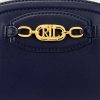 Bolso bandolera mediano Jordynn de piel Ralph Lauren para mujer, color azul marino francés Bolso bandolera mediano Jordynn de piel Ralph Lauren para mujer, color azul marino francés