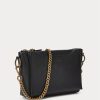 Bolso bandolera mini Sloane de piel negra de Ralph Lauren para mujer Bolso bandolera mini Sloane de piel negra de Ralph Lauren para mujer