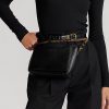 Bolso bandolera mini Sloane de piel negra de Ralph Lauren para mujer Bolso bandolera mini Sloane de piel negra de Ralph Lauren para mujer