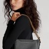 Bolso bandolera mini Sloane de piel negra de Ralph Lauren para mujer Bolso bandolera mini Sloane de piel negra de Ralph Lauren para mujer