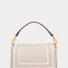 Bolso bandolera pequeño Tayler de piel napa Ralph Lauren para mujer en color rosa claro/vainilla Bolso bandolera pequeño Tayler de piel napa Ralph Lauren para mujer en color rosa claro/vainilla