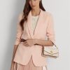 Bolso bandolera pequeño Tayler de piel napa Ralph Lauren para mujer en color rosa claro/vainilla Bolso bandolera pequeño Tayler de piel napa Ralph Lauren para mujer en color rosa claro/vainilla