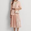 Bolso bandolera pequeño Tayler de piel napa Ralph Lauren para mujer en color rosa claro/vainilla Bolso bandolera pequeño Tayler de piel napa Ralph Lauren para mujer en color rosa claro/vainilla