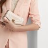 Bolso bandolera pequeño Tayler de piel napa Ralph Lauren para mujer en color rosa claro/vainilla Bolso bandolera pequeño Tayler de piel napa Ralph Lauren para mujer en color rosa claro/vainilla