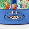 Bolso de mano grande Andie con monograma de Ralph Lauren para mujer en color caqui/azul Nueva Inglaterra Bolso de mano grande Andie con monograma de Ralph Lauren para mujer en color caqui/azul Nueva Inglaterra