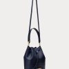 Bolso de mano grande Andie de cuero Ralph Lauren para mujer en color azul marino refinado Bolso de mano grande Andie de cuero Ralph Lauren para mujer en color azul marino refinado
