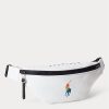 Bolso de mano Ralph Lauren Pride de lona blanca y multicolor para mujer