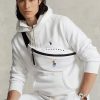 Bolso de mano Ralph Lauren Pride de lona blanca y multicolor para mujer