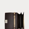 Bolso de mano Ralph Lauren The Python RL con asa superior para mujer en color cobre