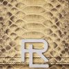 Bolso de mano Ralph Lauren The Python RL con asa superior para mujer en color cobre