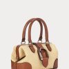 Bolso mini Welington de rafia Ralph Lauren para mujer en color natural