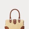 Bolso mini Welington de rafia Ralph Lauren para mujer en color natural