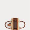 Bolso mini Welington de rafia Ralph Lauren para mujer en color natural