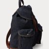 Bolso mochila vaquero Ralph Lauren para mujer True Indigo