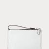 Bolso pequeño de piel con bordado de ojales de Ralph Lauren para mujer, color blanco Bolso pequeño de piel con bordado de ojales de Ralph Lauren para mujer, color blanco