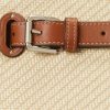 Bolso Ralph Lauren RL50 mediano de rafia y piel de becerro para mujer