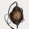 Bolso Ralph Lauren The Suede Pony para mujer en color tabaco