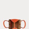 Bolso tote mediano Bellport de piel reversible Ralph Lauren para mujer en color naranja atardecer Bolso tote mediano Bellport de piel reversible Ralph Lauren para mujer en color naranja atardecer