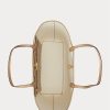 Bolso tote mediano Collins de lona revestida Ralph Lauren para mujer en color camello claro Bolso tote mediano Collins de lona revestida Ralph Lauren para mujer en color camello claro