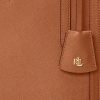 Bolso tote mediano de piel Ralph Lauren Crosshatch Clare para mujer de Lauren Tan Bolso tote mediano de piel Ralph Lauren Crosshatch Clare para mujer de Lauren Tan