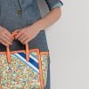 Bolso tote mediano Tyler de jacquard con monograma de Ralph Lauren para mujer, color caqui, estampado Mjcqrd/Portsid Bolso tote mediano Tyler de jacquard con monograma de Ralph Lauren para mujer, color caqui, estampado Mjcqrd/Portsid