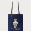 Bolsos cruzados de sarga Ralph Lauren Polo Bear para hombre en azul marino Bolsos cruzados de sarga Ralph Lauren Polo Bear para hombre en azul marino