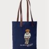Bolsos cruzados de sarga Ralph Lauren Polo Bear para hombre en azul marino Bolsos cruzados de sarga Ralph Lauren Polo Bear para hombre en azul marino