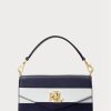 Bolsos cruzados pequeños Tayler de cuero Ralph Lauren para mujer en color azul marino Bolsos cruzados pequeños Tayler de cuero Ralph Lauren para mujer en color azul marino