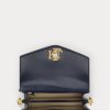 Bolsos cruzados pequeños Tayler de lunares Ralph Lauren para mujer en azul marino/vainilla refinados Bolsos cruzados pequeños Tayler de lunares Ralph Lauren para mujer en azul marino/vainilla refinados