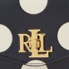 Bolsos cruzados pequeños Tayler de lunares Ralph Lauren para mujer en azul marino/vainilla refinados Bolsos cruzados pequeños Tayler de lunares Ralph Lauren para mujer en azul marino/vainilla refinados