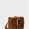 Bolsos cruzados Welington de piel de becerro marrón de Ralph Lauren para mujer Bolsos cruzados Welington de piel de becerro marrón de Ralph Lauren para mujer
