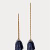 Bolsos de hombro medianos de piel napa acolchada Ralph Lauren para mujer en azul marino refinado Bolsos de hombro medianos de piel napa acolchada Ralph Lauren para mujer en azul marino refinado