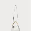 Bolsos de hombro pequeños Charli de cuero Ralph Lauren para mujer en blanco Bolsos de hombro pequeños Charli de cuero Ralph Lauren para mujer en blanco