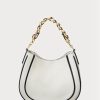 Bolsos de hombro pequeños Charli de cuero Ralph Lauren para mujer en blanco Bolsos de hombro pequeños Charli de cuero Ralph Lauren para mujer en blanco