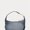Bolsos de hombro pequeños Kassie de mezclilla lavada Ralph Lauren para mujer en tono índigo Sunset/Lauren Bolsos de hombro pequeños Kassie de mezclilla lavada Ralph Lauren para mujer en tono índigo Sunset/Lauren