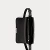 Bolsos de hombro pequeños Maddy de cuero negro para mujer de Ralph Lauren Bolsos de hombro pequeños Maddy de cuero negro para mujer de Ralph Lauren