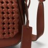 Bolsos de hombro pequeños Maddy de cuero tejido Ralph Lauren para mujer de Lauren Tan Bolsos de hombro pequeños Maddy de cuero tejido Ralph Lauren para mujer de Lauren Tan