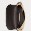 Bolsos de hombro Welington de ante de becerro color caqui para mujer de Ralph Lauren Bolsos de hombro Welington de ante de becerro color caqui para mujer de Ralph Lauren
