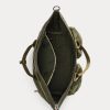 Bolsos de mensajero utilitarios de lona de nailon Ralph Lauren verdes para hombre Bolsos de mensajero utilitarios de lona de nailon Ralph Lauren verdes para hombre