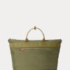 Bolsos de mensajero utilitarios de lona de nailon Ralph Lauren verdes para hombre Bolsos de mensajero utilitarios de lona de nailon Ralph Lauren verdes para hombre