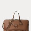 Bolsos de viaje Ralph Lauren de piel de becerro bruñida y acolchada en color chocolate para hombre Bolsos de viaje Ralph Lauren de piel de becerro bruñida y acolchada en color chocolate para hombre