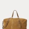 Bolsos de viaje Ralph Lauren Welington de ante de becerro para hombre en color caqui Bolsos de viaje Ralph Lauren Welington de ante de becerro para hombre en color caqui